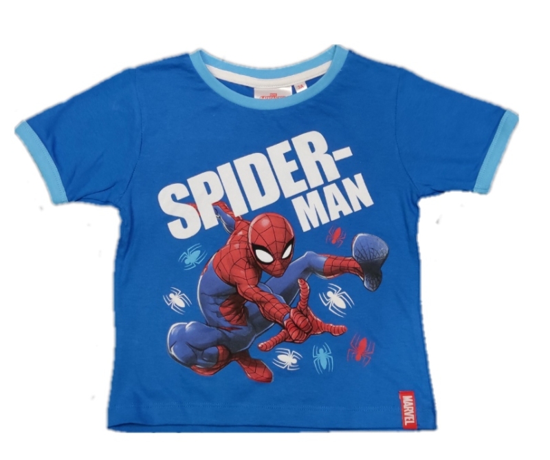 Spiderman T-Shirt Blau